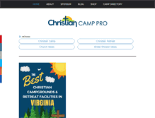 Tablet Screenshot of christiancamppro.com